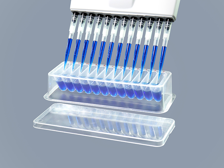 12通道設(shè)計，每通道容積3mL，便于連續(xù)稀釋或不同液體的同時移取操作