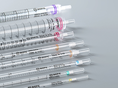 管頭印刻不同色環(huán)標(biāo)識，便于識別移液管量程型號