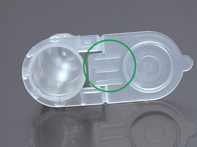 獨特管蓋設(shè)計，易于翻蓋，降低污染風(fēng)險