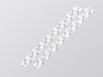 聯(lián)蓋首尾不同標(biāo)識， 方便識別方向