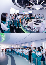 校企聯(lián)合丨廣州開元學(xué)?？破昭袑W(xué)團(tuán)參觀潔特生物！